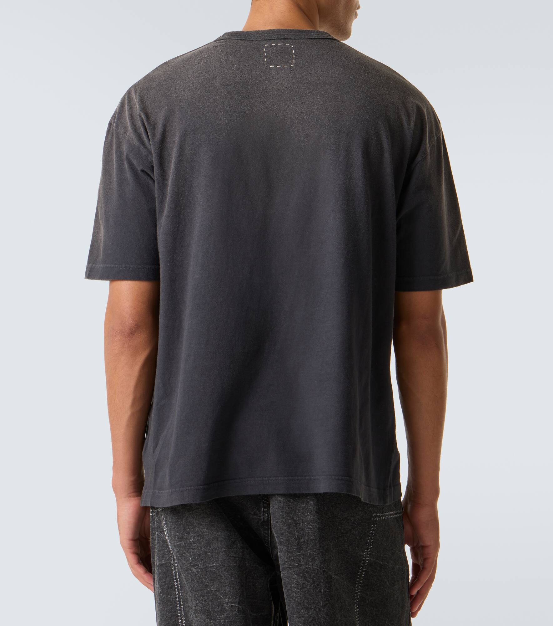 Jumbo printed cotton-blend T-shirt - 4