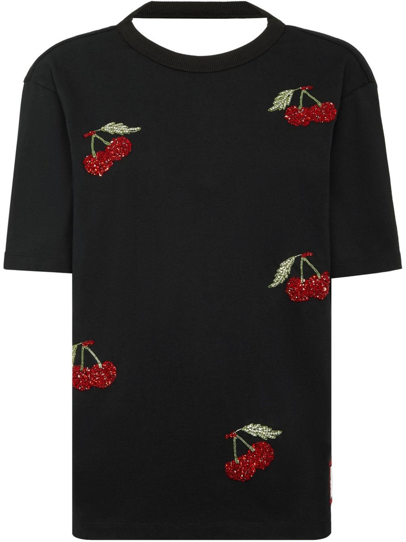 cherry-print T-Shirt 1