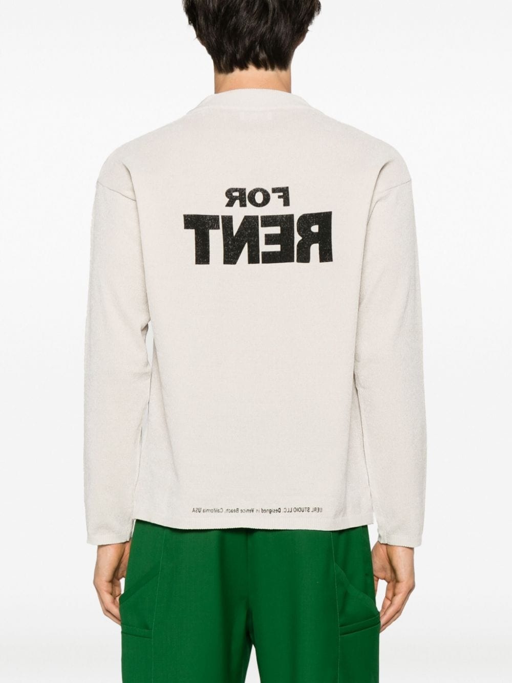 For Rent printed jumper - 4