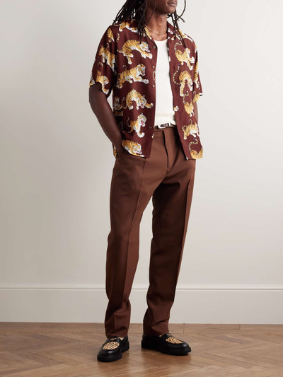 WACKO MARIA Convertible-Collar Printed Woven Shirt outlook