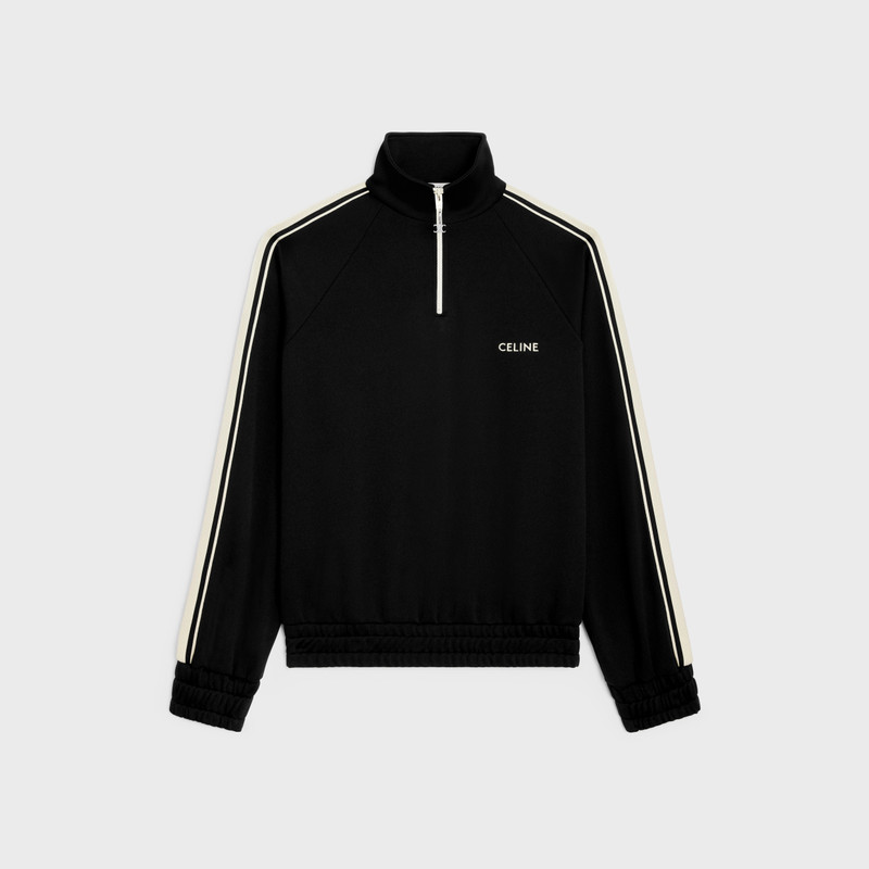 trucker sweatshirt in double face jersey 1