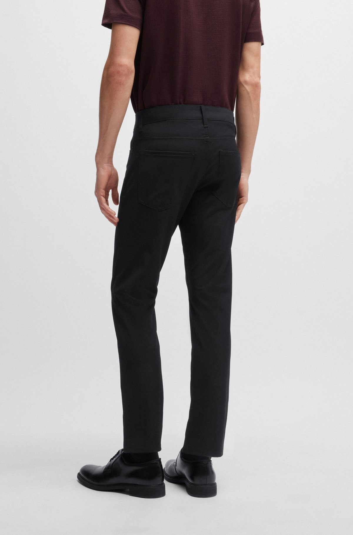 DELAWARE SLIM-FIT JEANS IN WOVEN STRETCH MATERIAL - 4