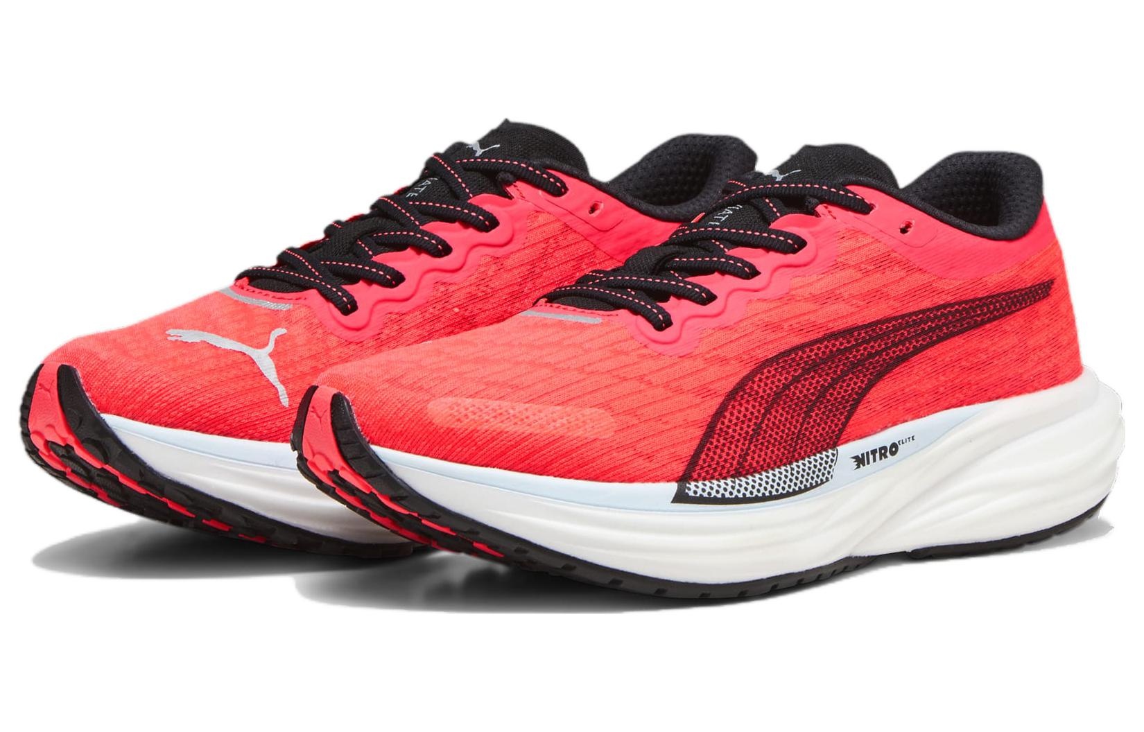 (WMNS) PUMA Deviate NITRO 2 'Fire Orchid Black' 376855-22 - 3