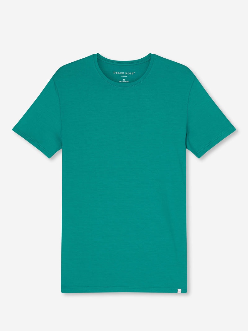 Men's T-Shirt Basel Micro Modal Stretch Jungle Green - 3