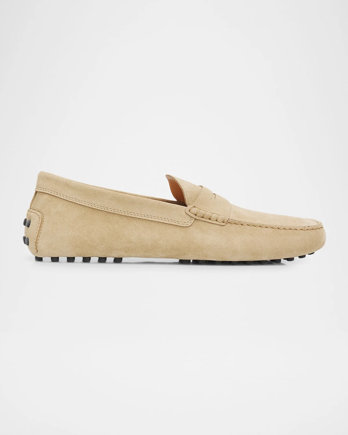 Men's Mocassino Gommino Suede Driving Shoes - 1