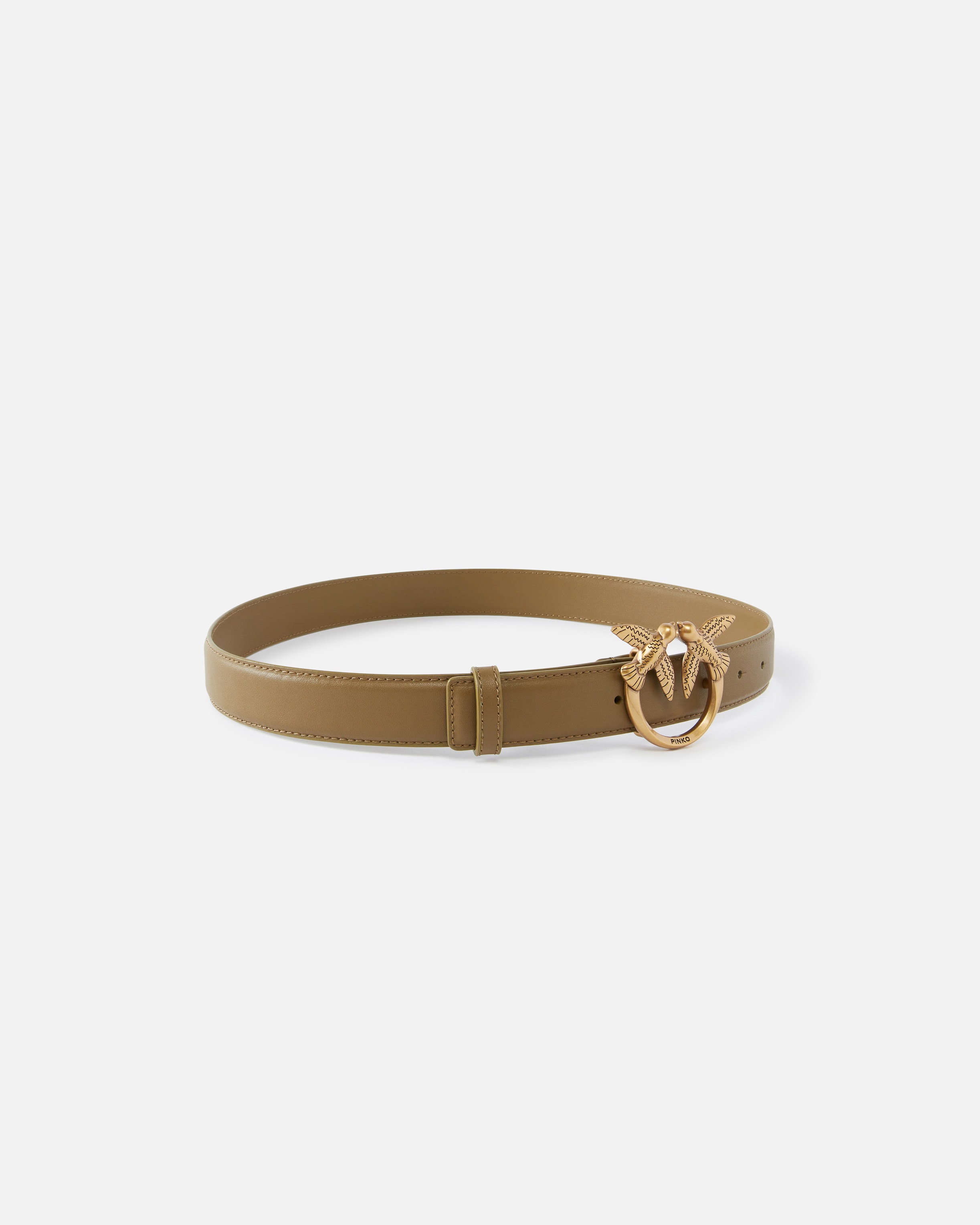 LOVE BIRDS LEATHER BELT 3CM - 2