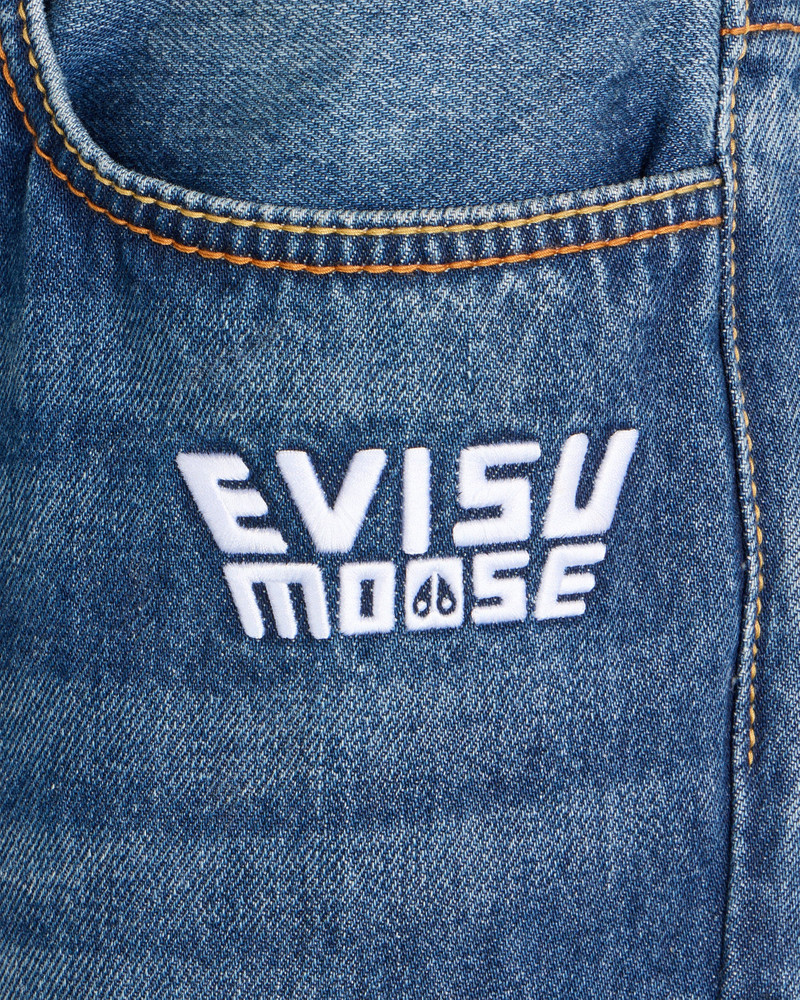EVISU X MOOSE STRAIGHT LEG JEANS 5