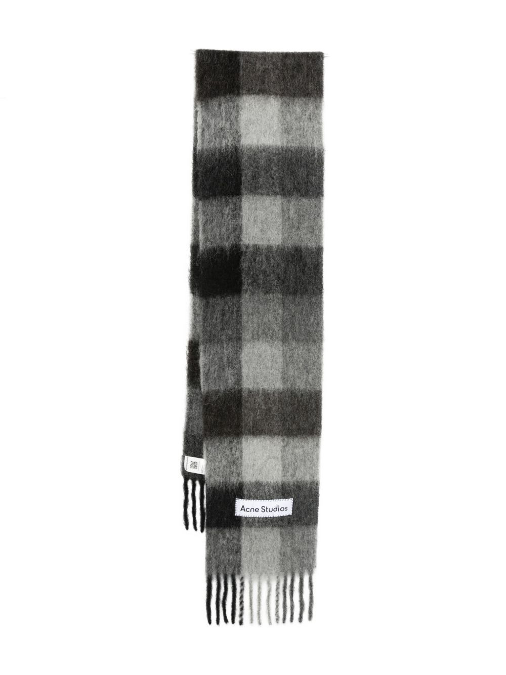 checked scarf - 1