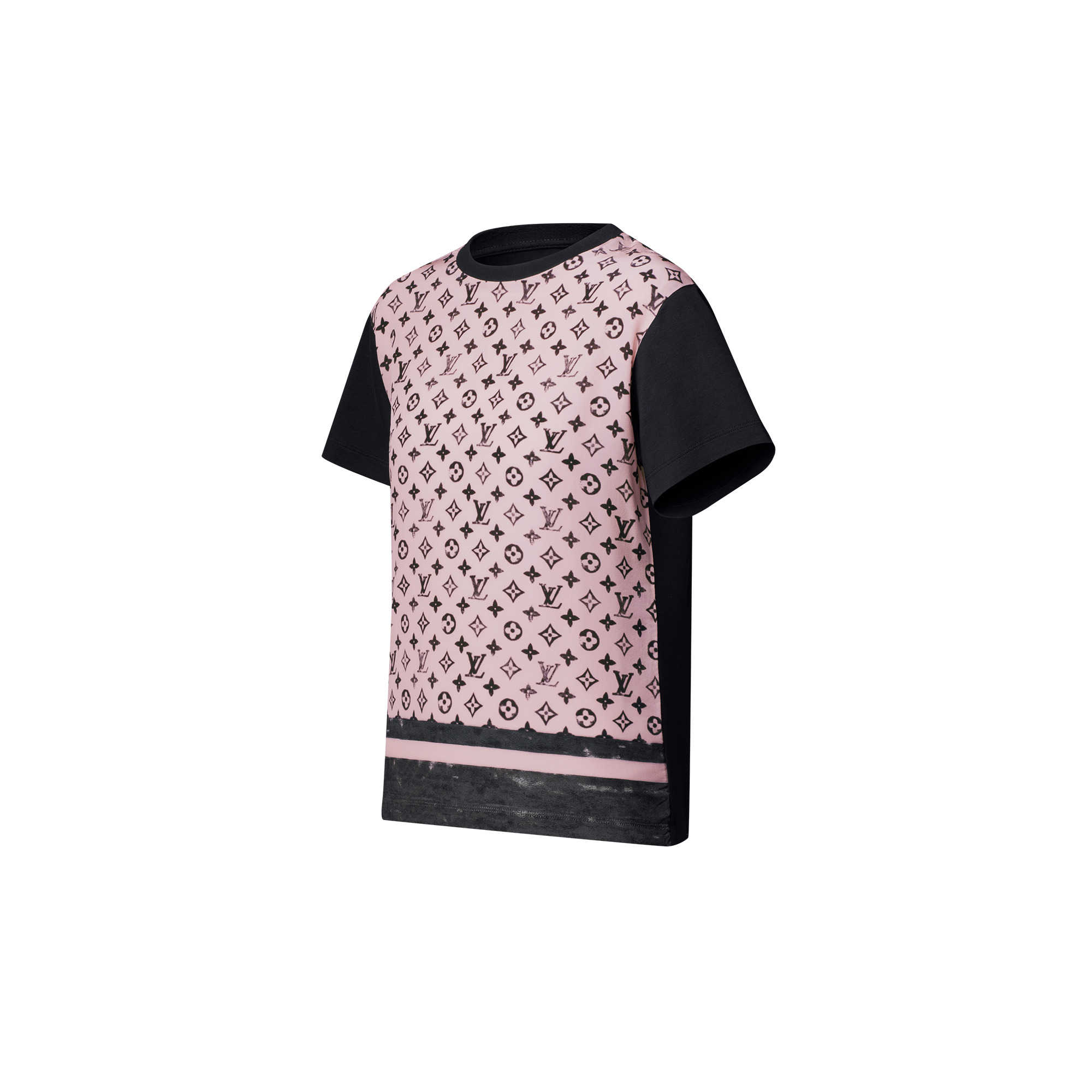 Washed Monogram Front T-Shirt - 2