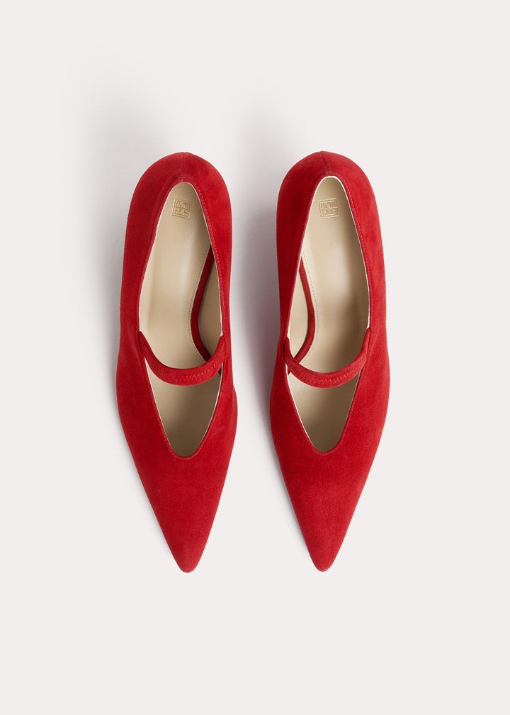 The Mary Jane Pump scarlet - 4