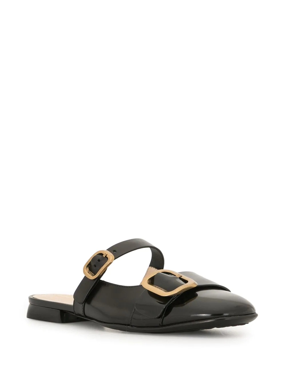 buckle-detail slip-on sandals - 2