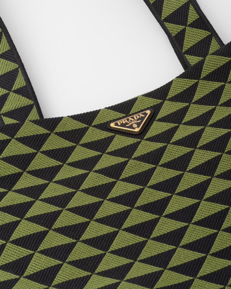 Prada Symbole bag in embroidered fabric 7