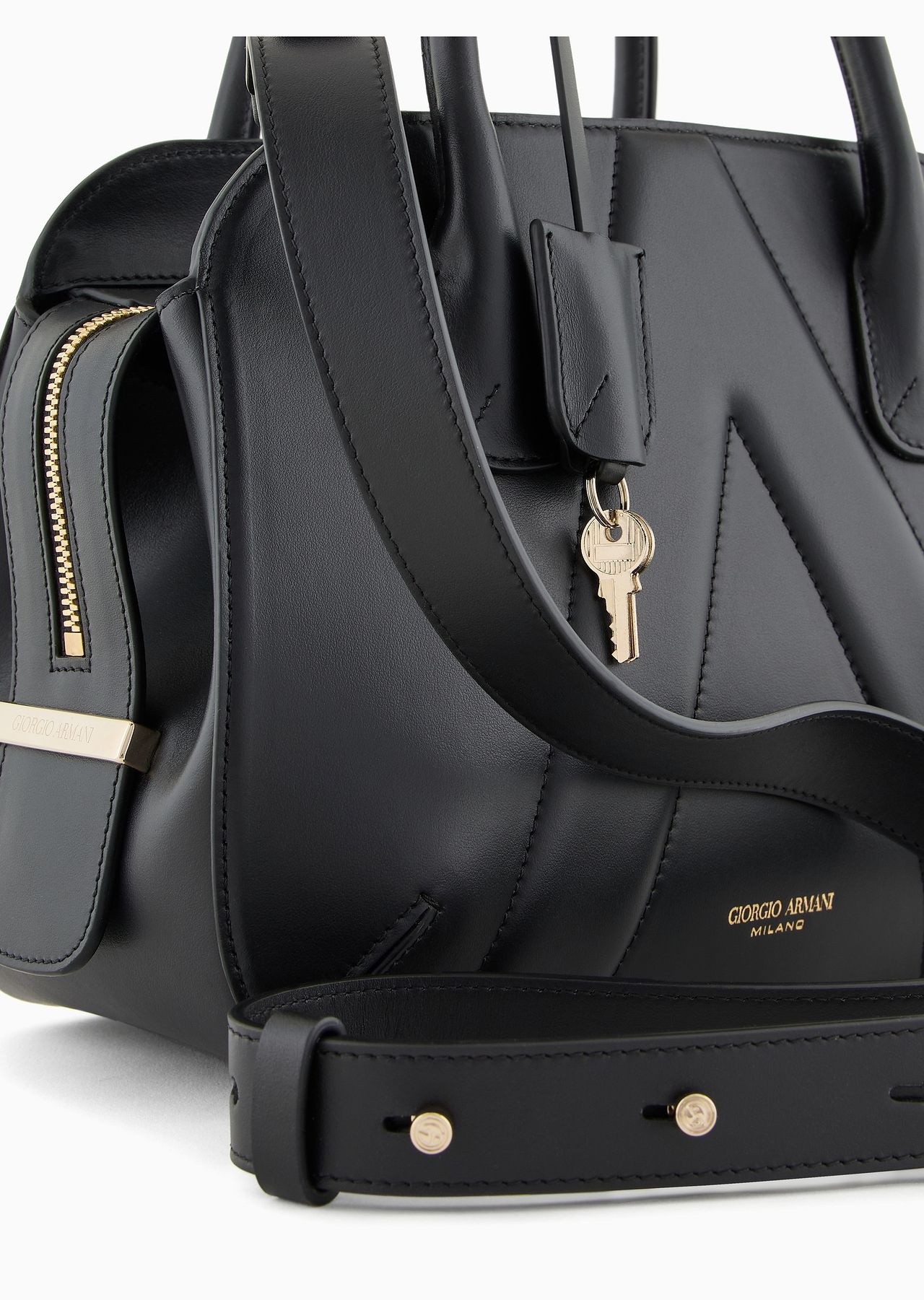 Small leather la Prima Boston bag - 5
