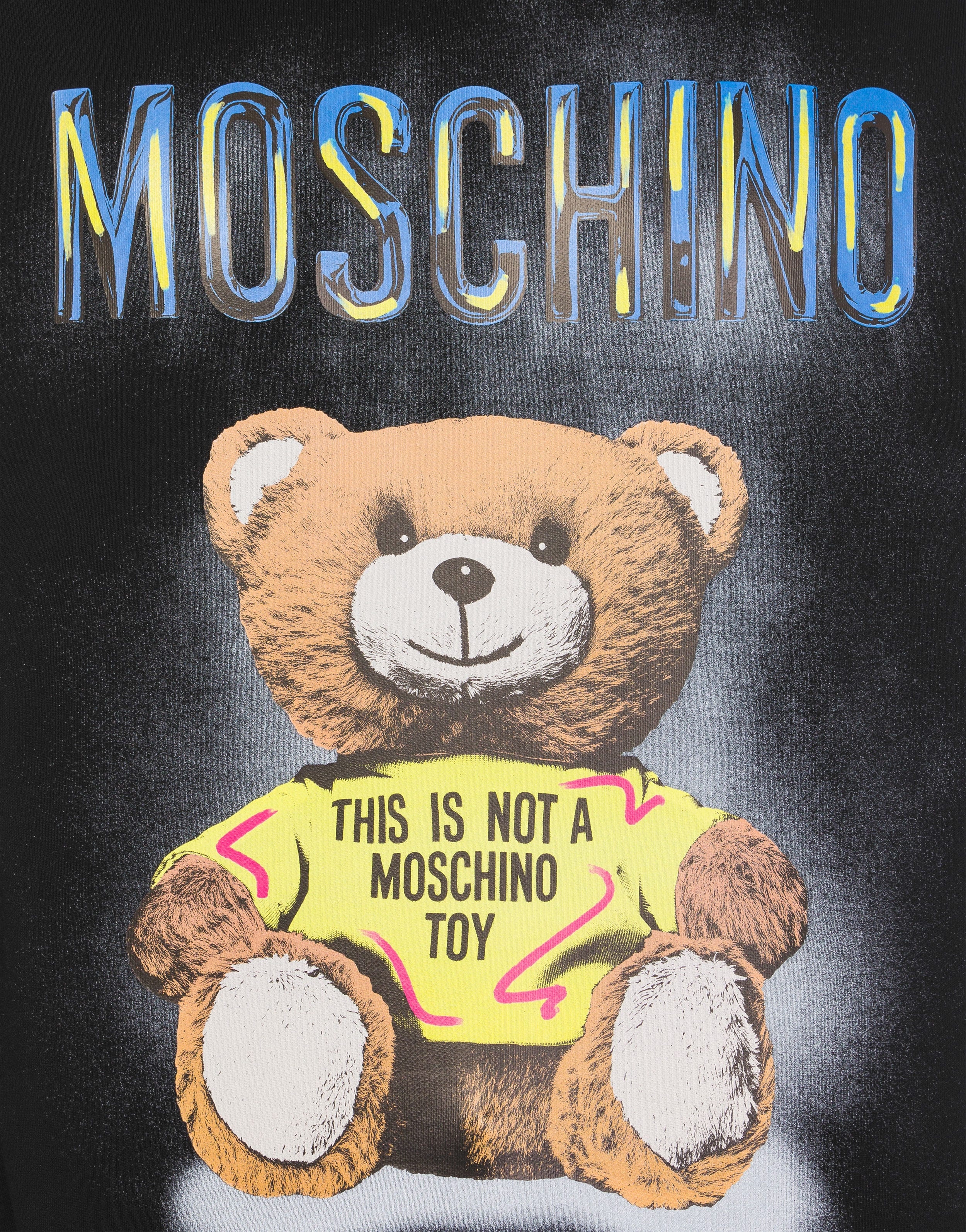 MOSCHINO TEDDY BEAR ORGANIC COTTON SWEATSHIRT - 4