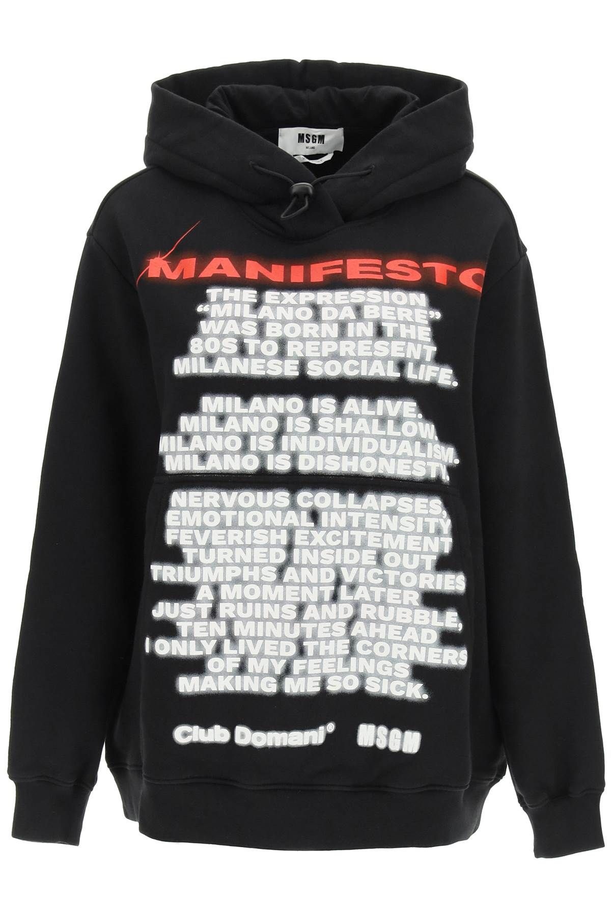 MANIFESTO PRINT HOODIE - 1