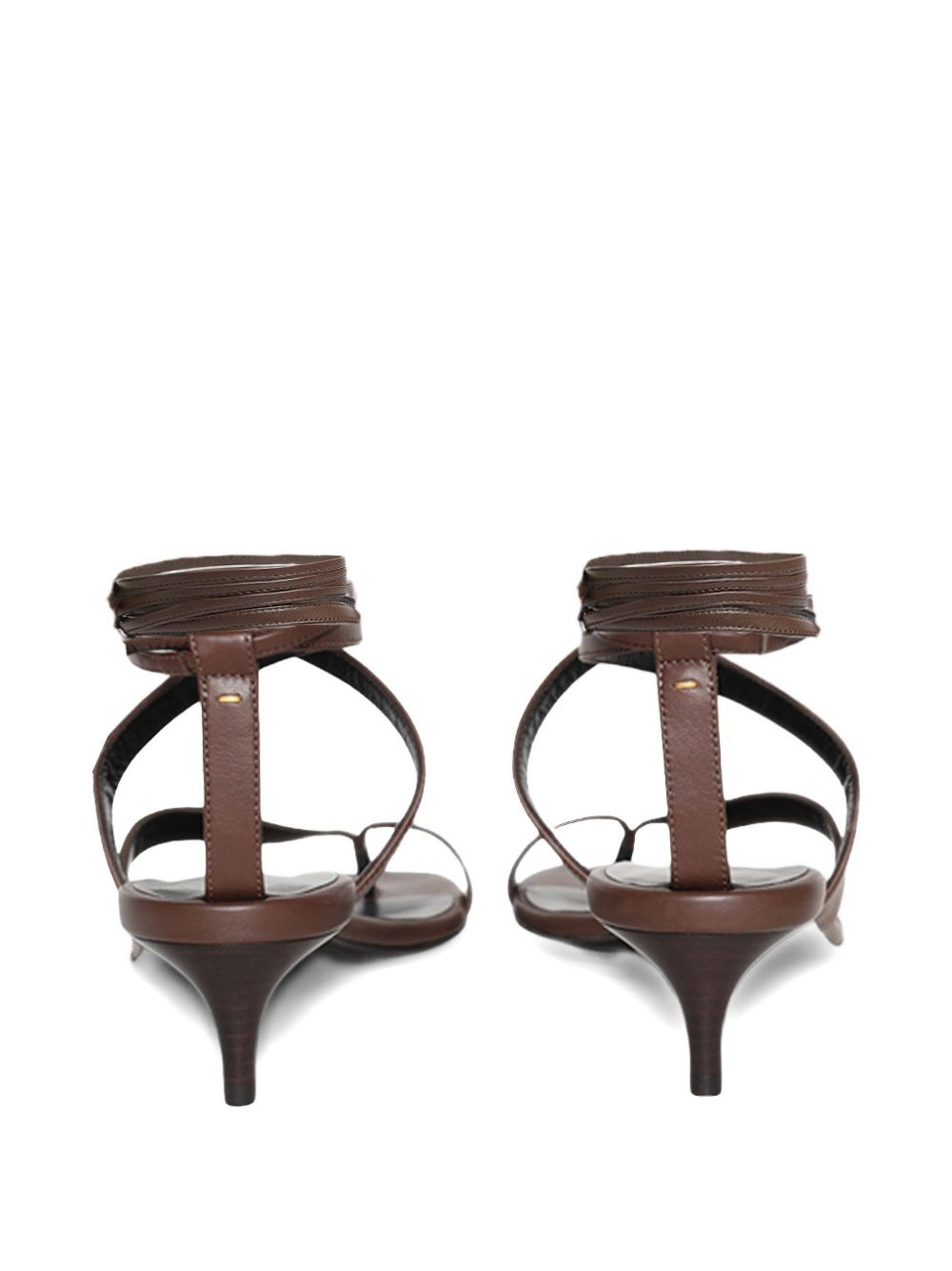 350mm Aimee strappy leather heeled sandals - 2