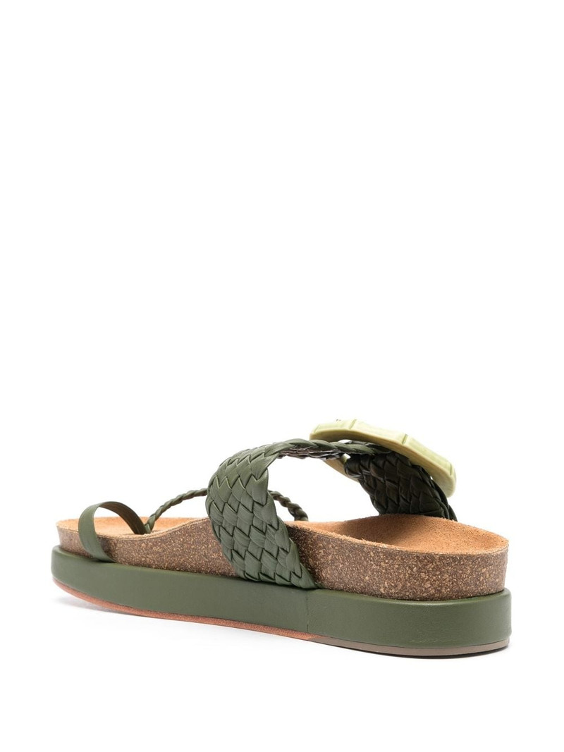 Broadwalk Romance leather slides 3