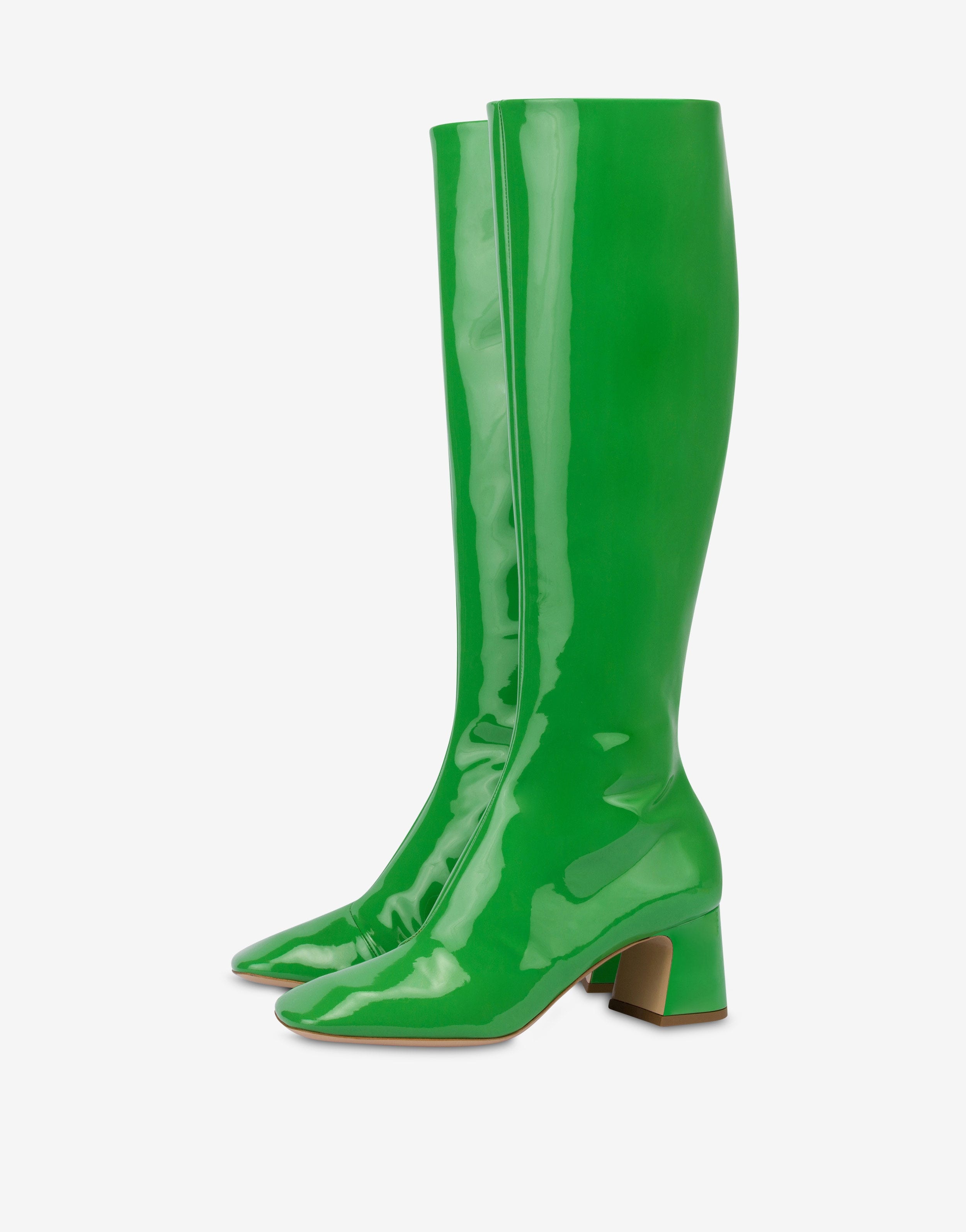 PATENT LEATHER BOOTS - 1
