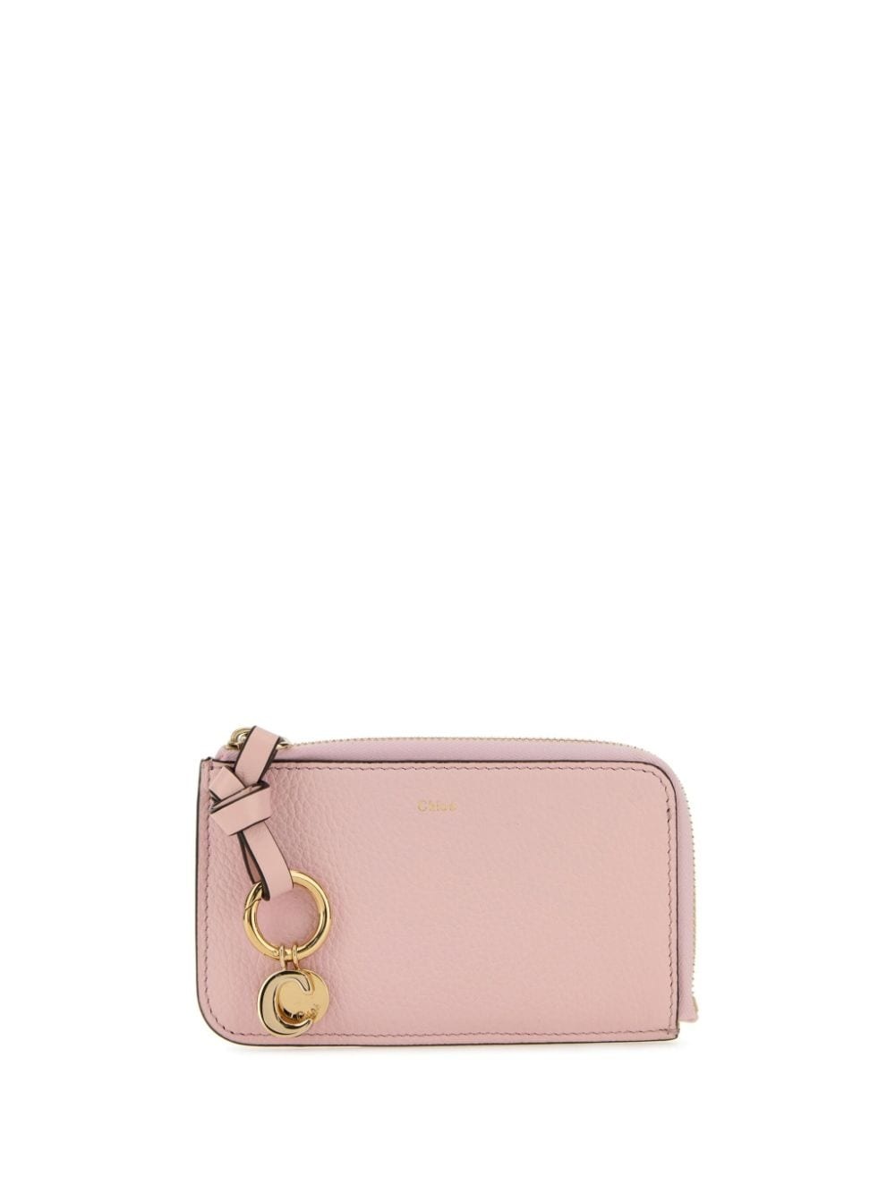 logo-charm leather wallet - 1