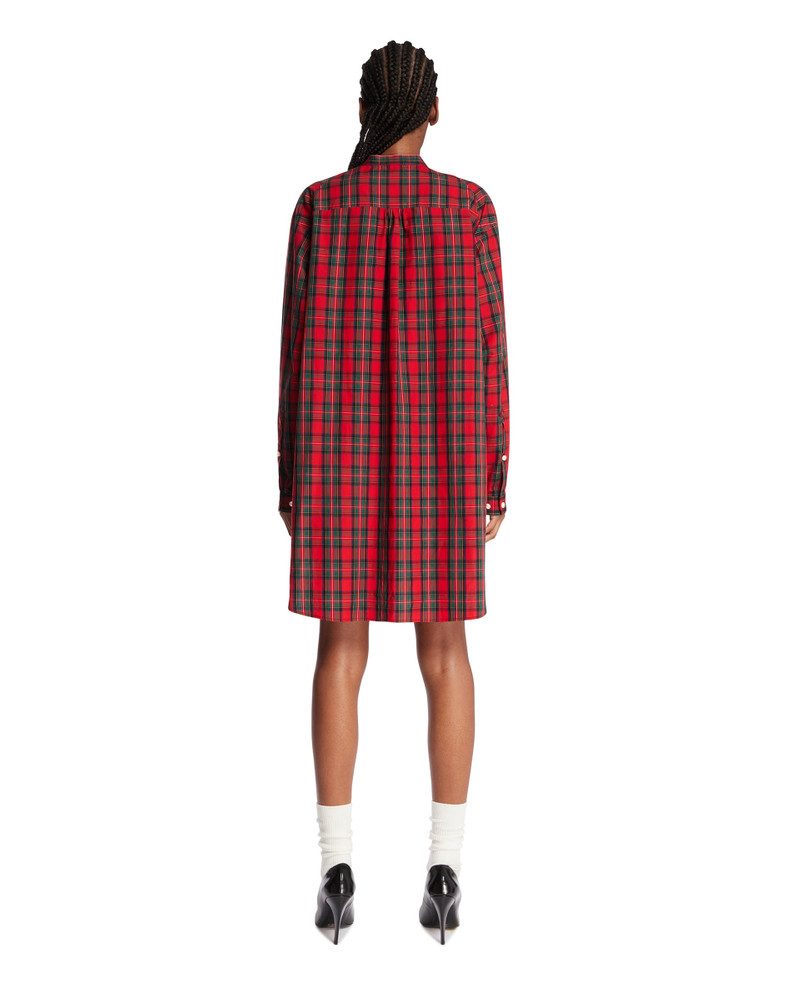 Red Tartan Shirt Dress 3
