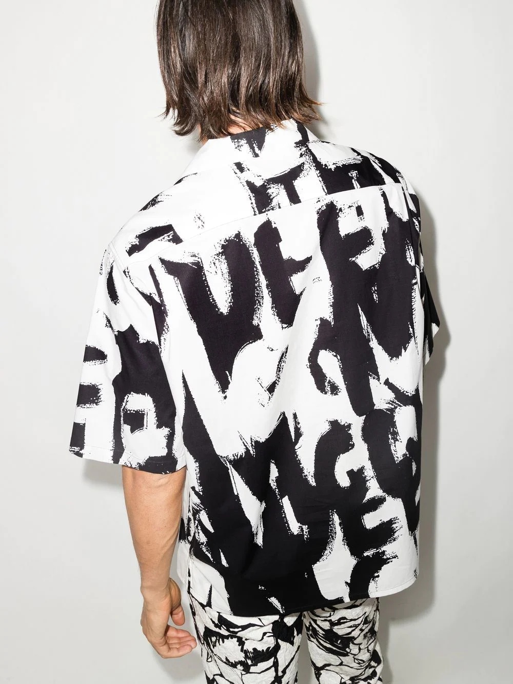 Graffiti print short-sleeve shirt - 3