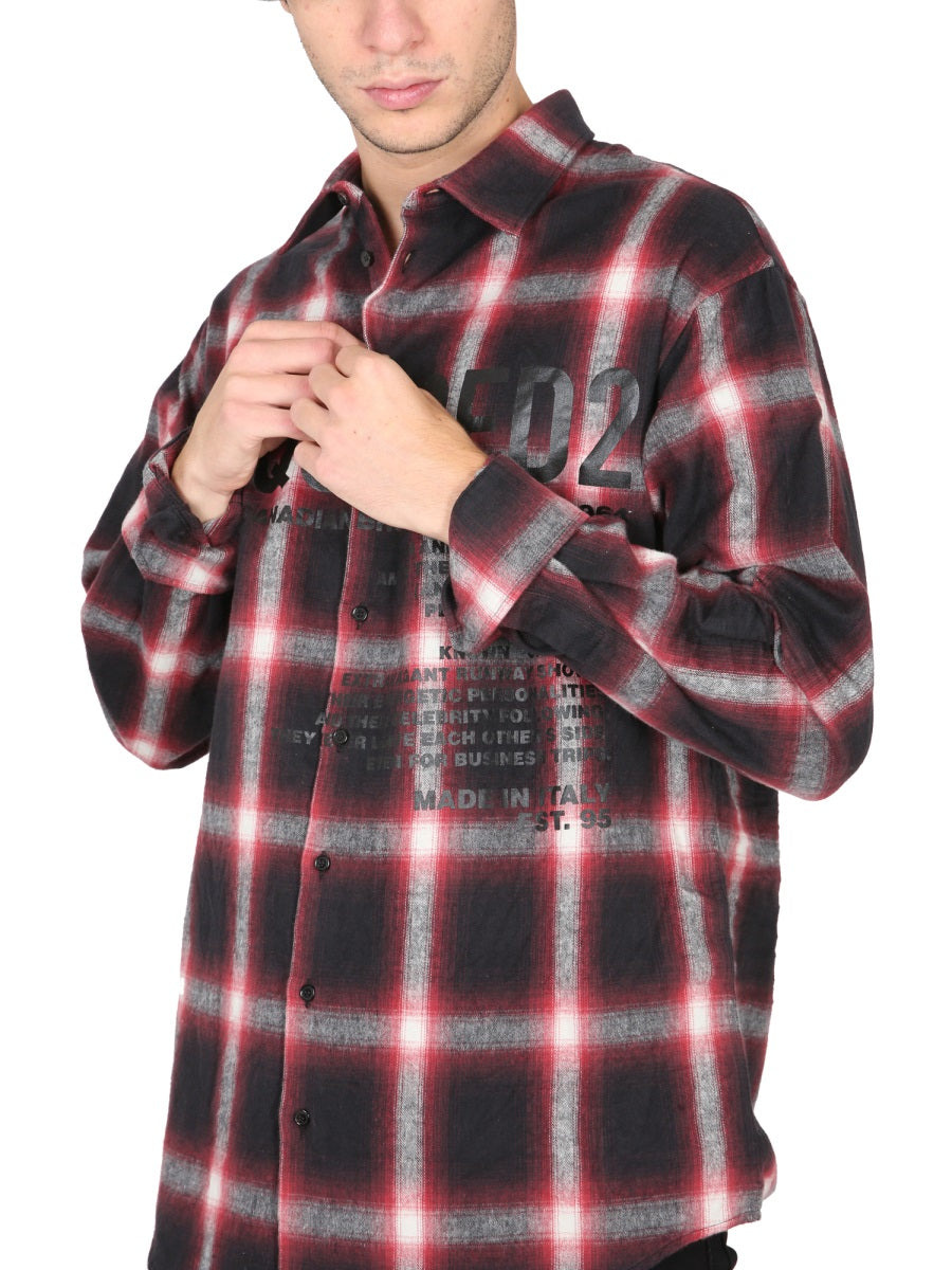 Dsquared Men Logo Print Shirt - 4