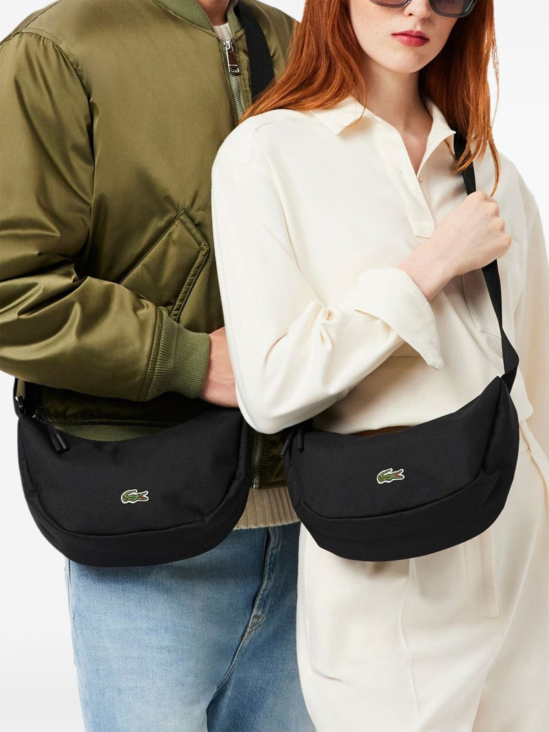 LACOSTE logo-plaque cross body bag outlook