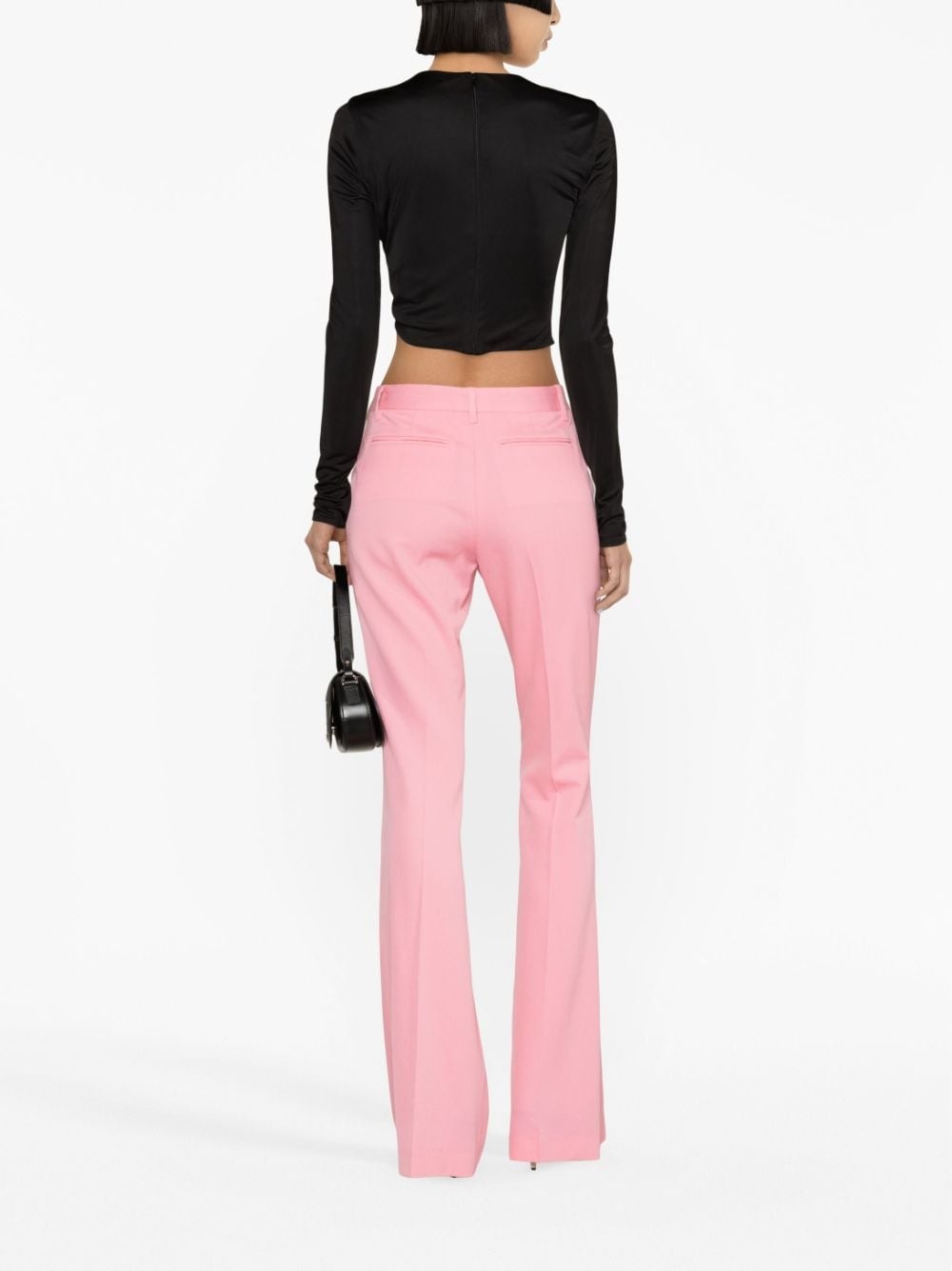 x Dua Lipa knotted crop top - 4