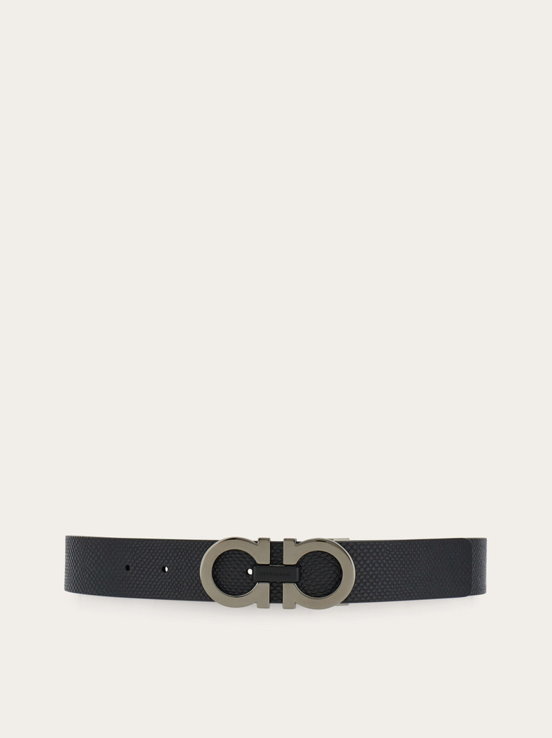 Reversible and adjustable Gancini belt - 1