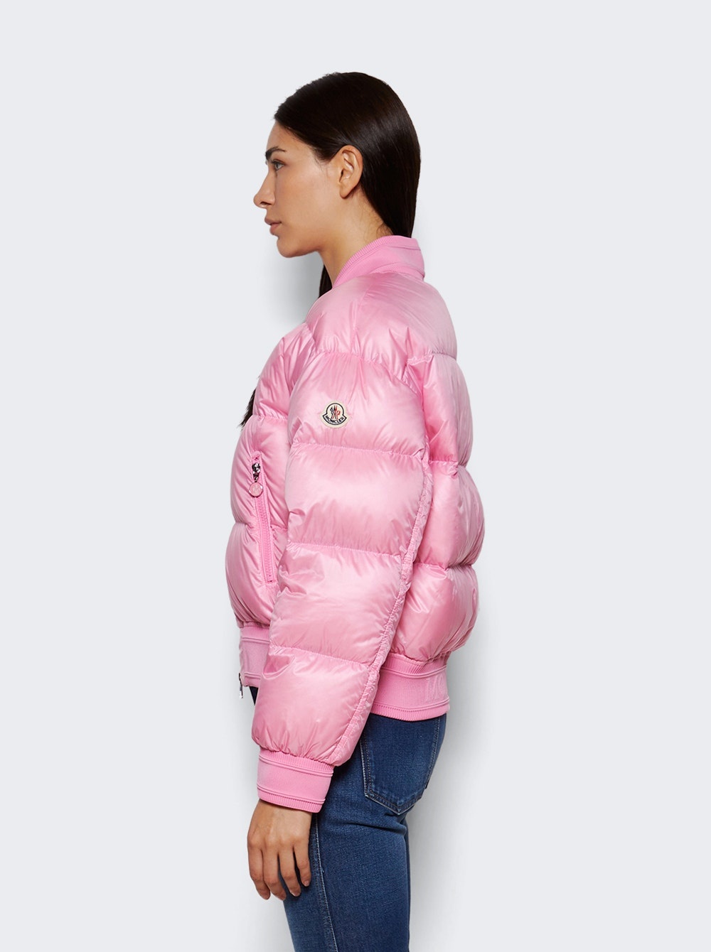 Merlat Puffer Bomber Jacket Pink - 4