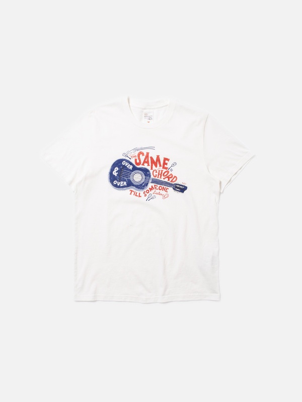 Roy Gitarr T-Shirt Offwhite - 1
