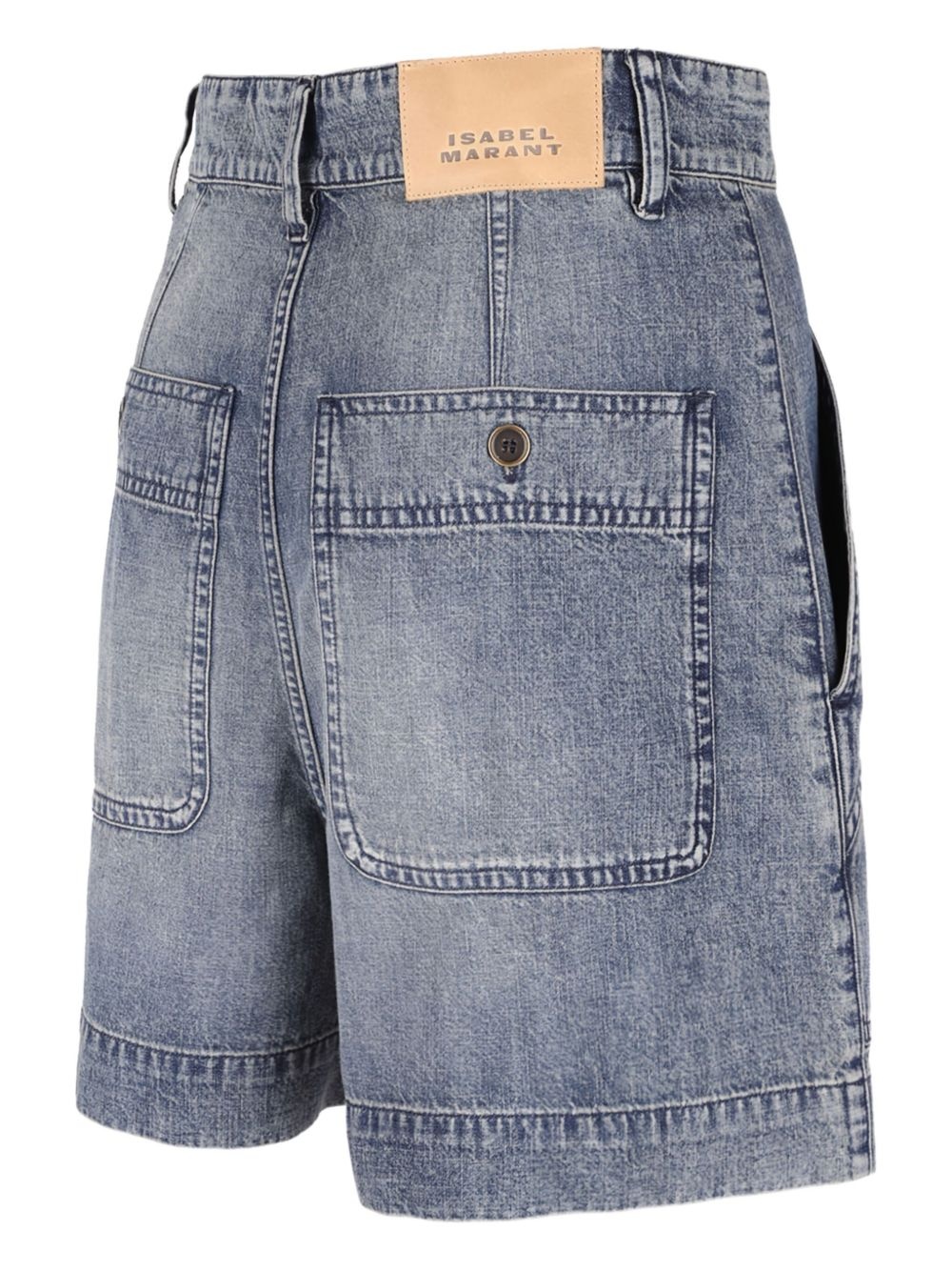 pleated pocket shorts - 3