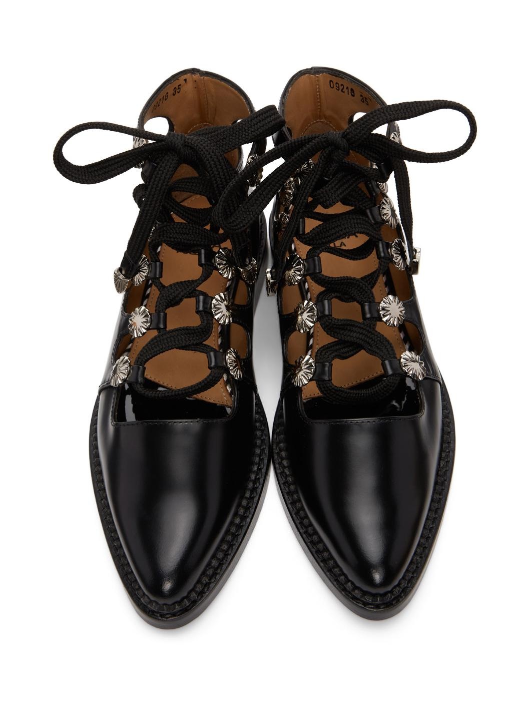 SSENSE Exclusive Black Lace-Up Oxfords - 5