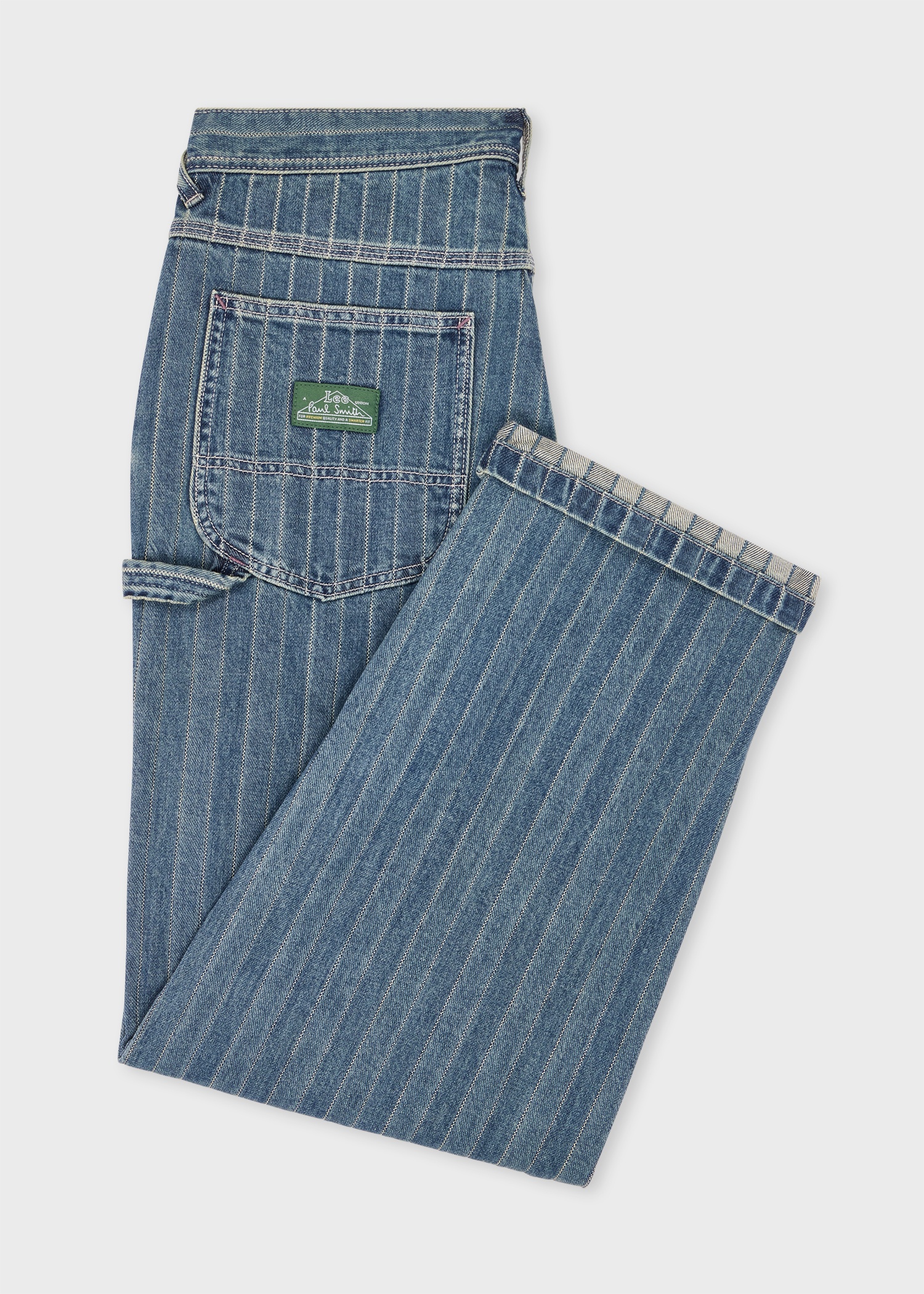 Paul Smith + Lee® Mid-Wash Carpenter Pants - 3