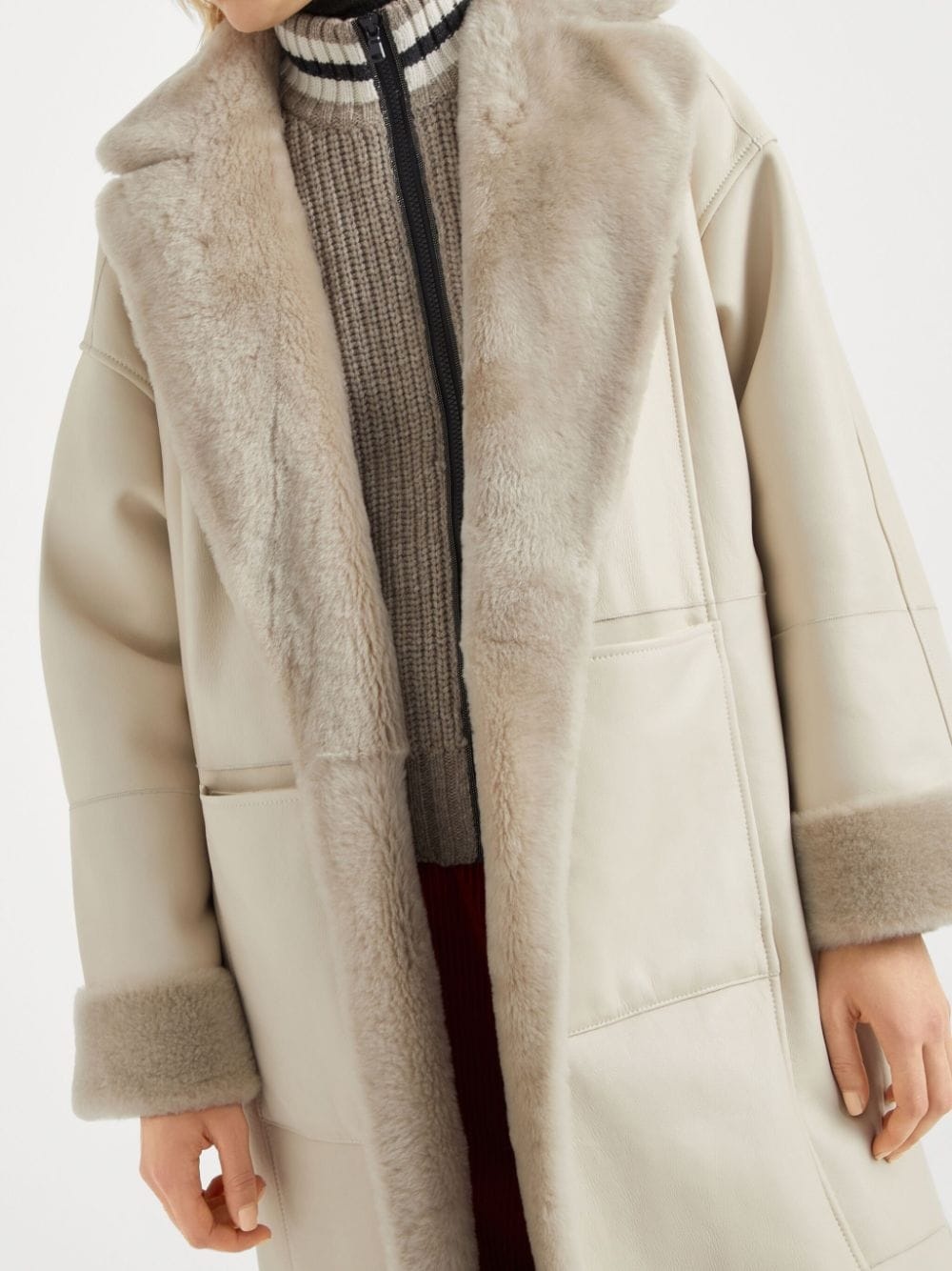 shearling coat - 5