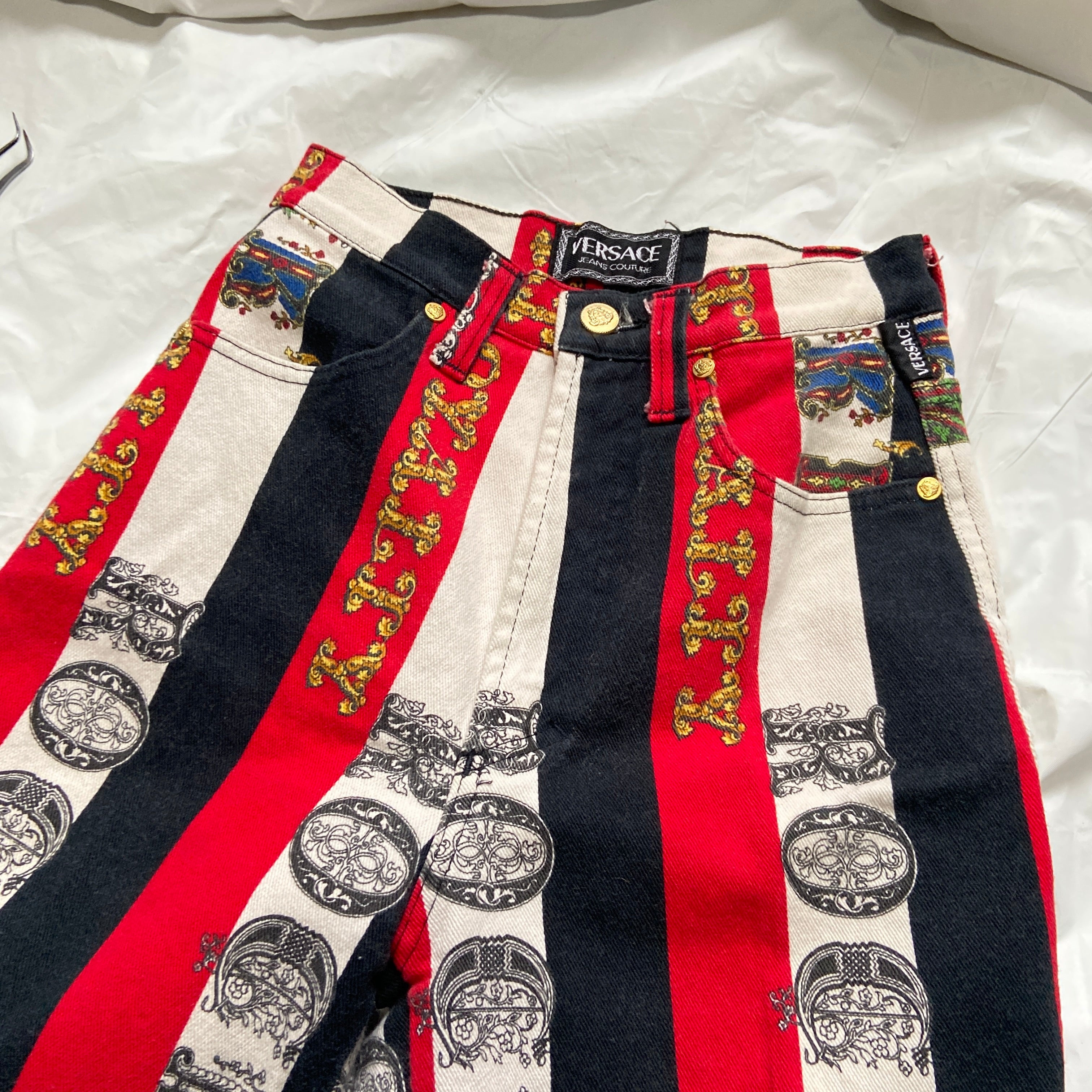 Versace 90s rock and royalty jeans 28 - 6