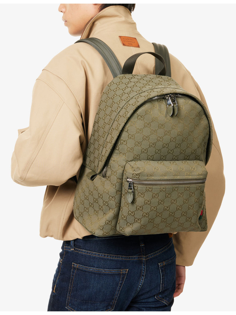 GUCCI GG-Monogram Medium Canvas Backpack outlook
