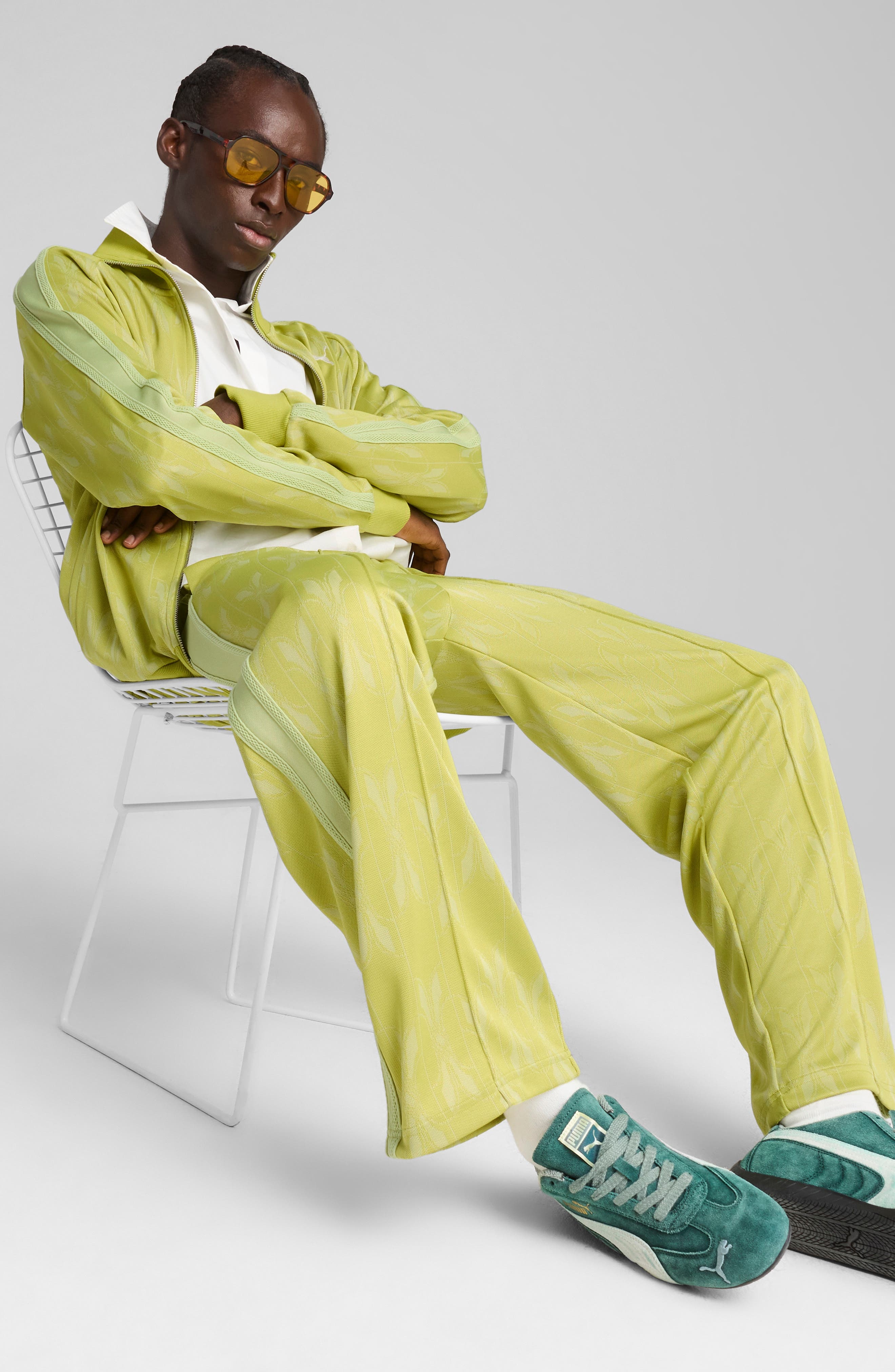 PUMA The Never Worn V T7 Track Jacket in Sea Kelp at Nordstrom - 7