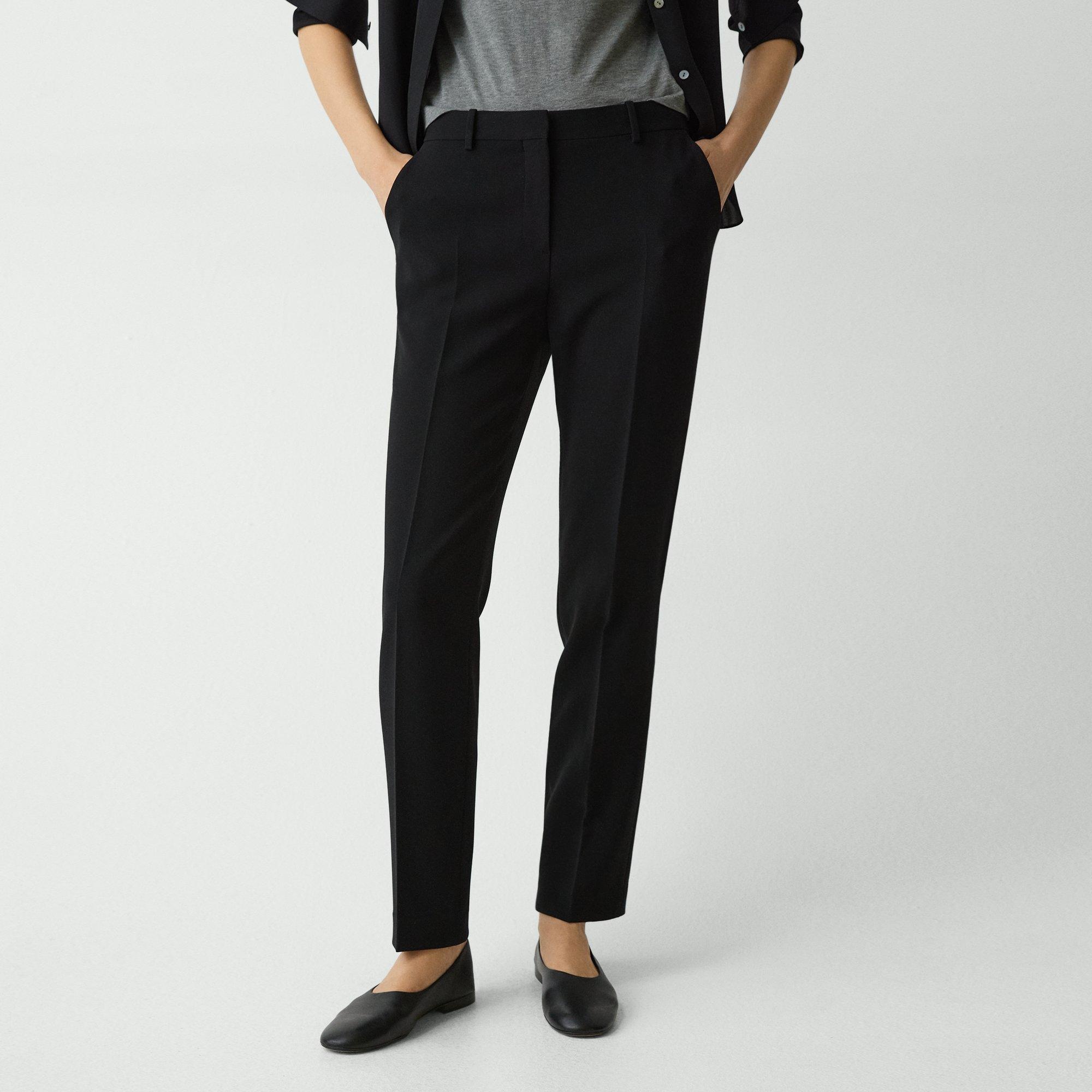 Treeca Full Length Pant in Admiral Crepe - 5