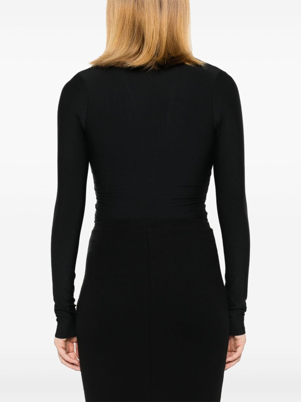plunging V-neck bodysuit - 4