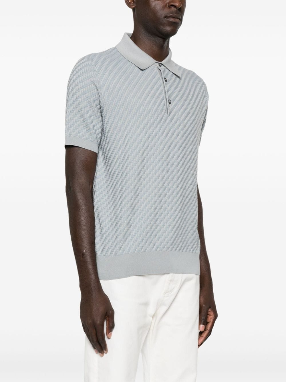 short-sleeves interlock polo shirt - 3