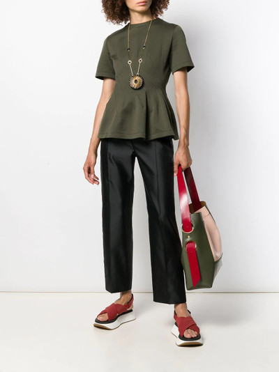 Marni wavy seamwork T-shirt outlook