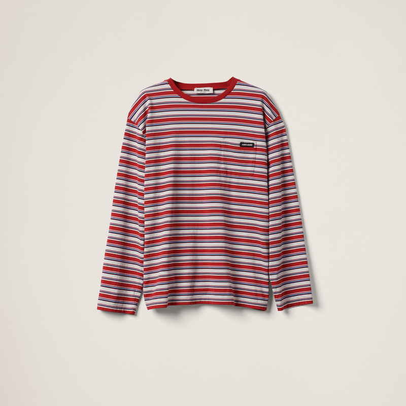 Long-sleeved cotton jersey T-shirt - 1