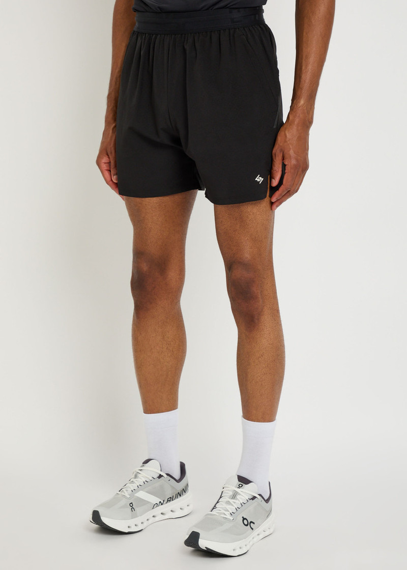 REPRESENT Represent 247 Trek Perforated Stretch-jersey Shorts outlook