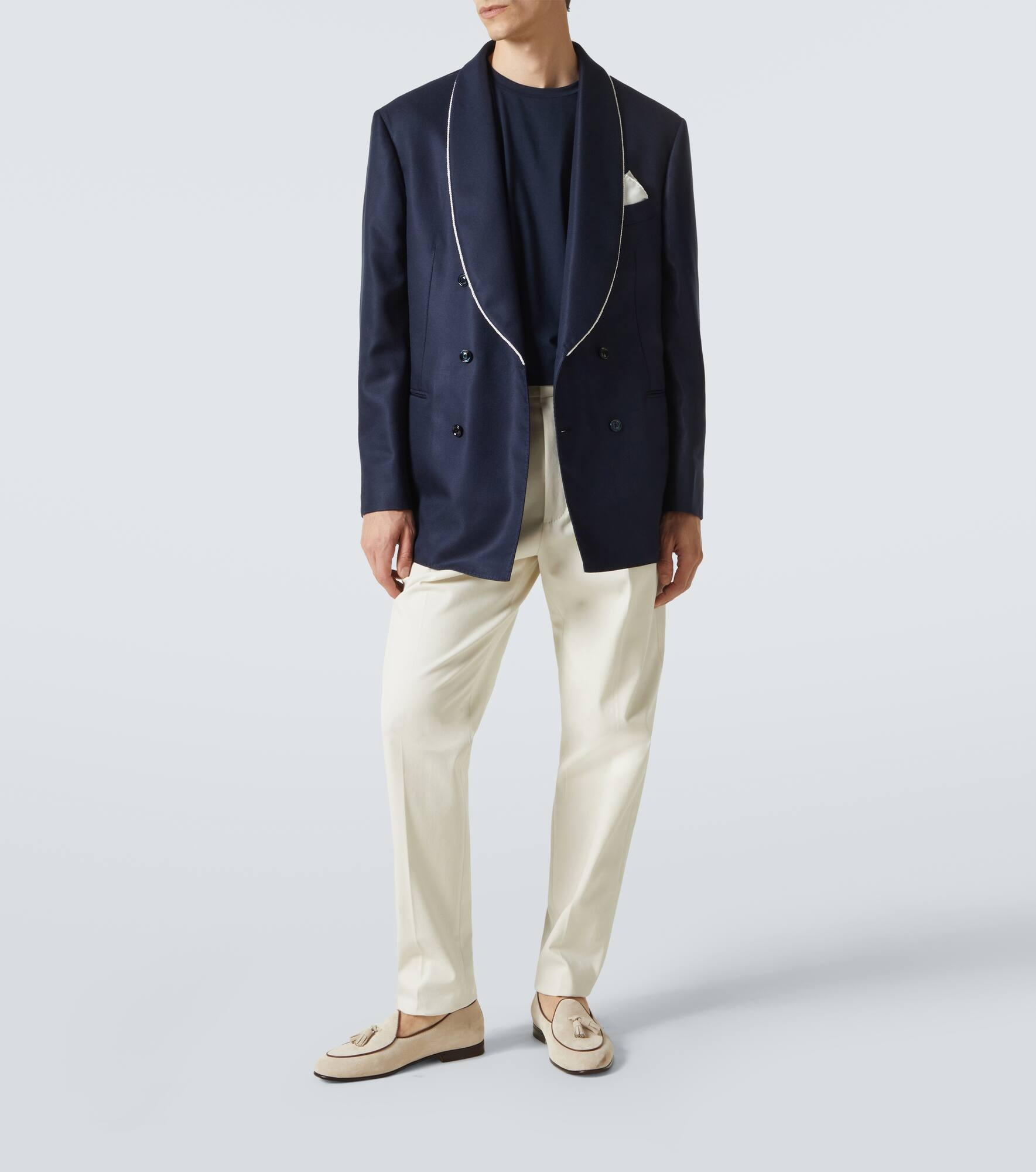 Silk tuxedo jacket - 2