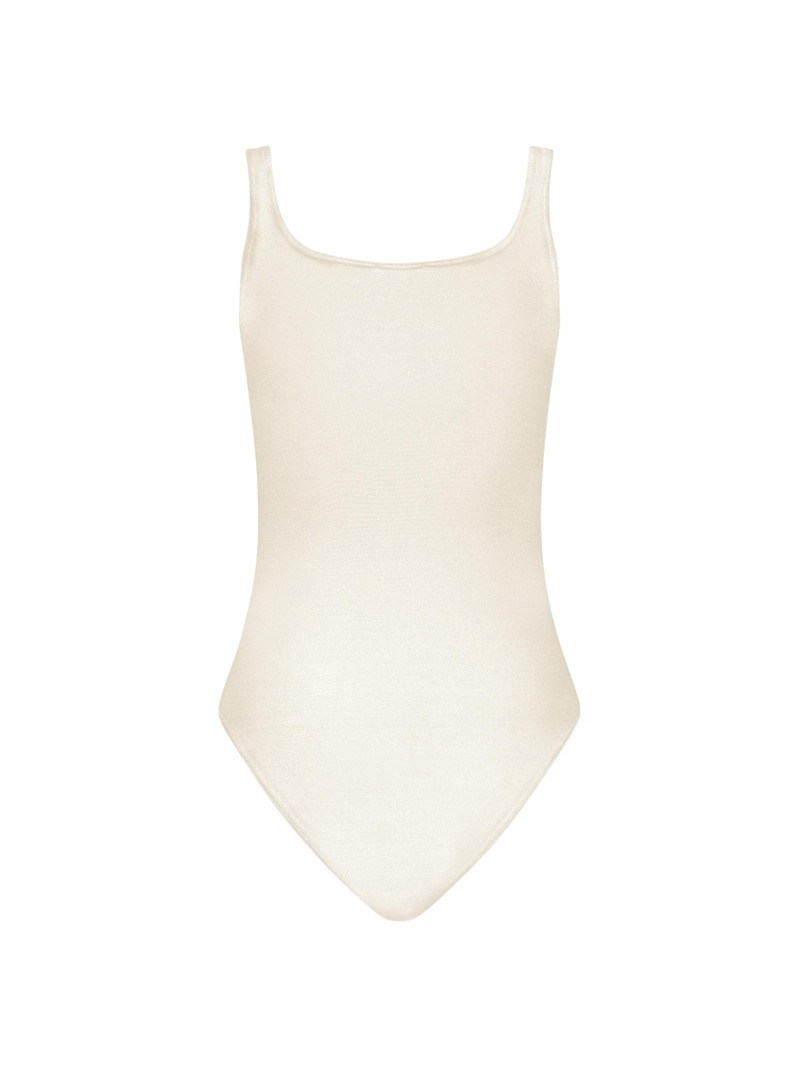 Women's Jamaika Cotton-Blend Stretch Bodysuit - Butter Cream 6