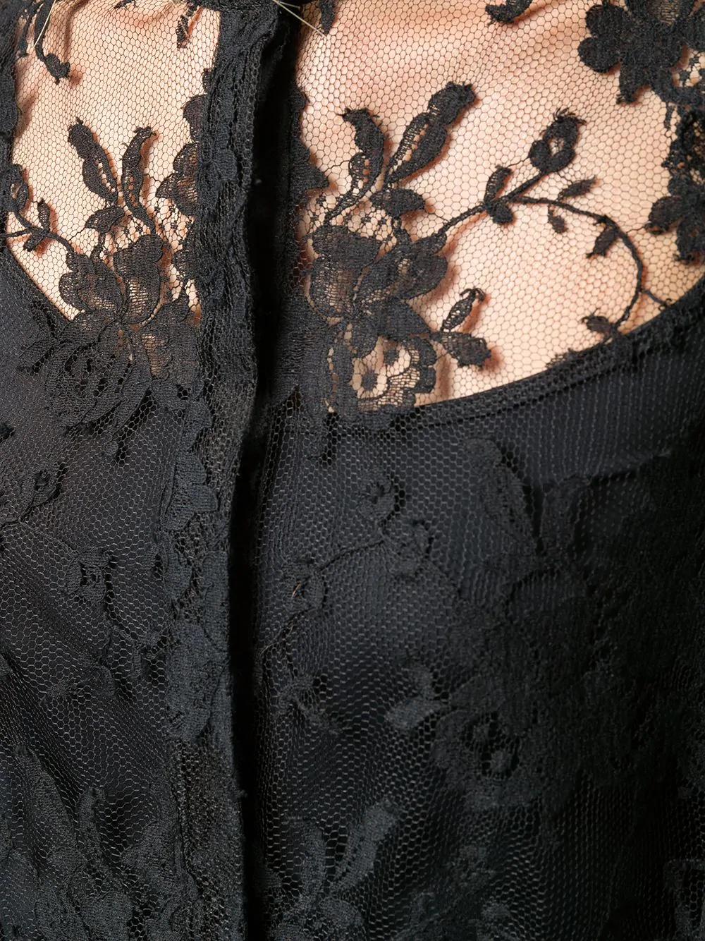 sheer lace shirt - 5