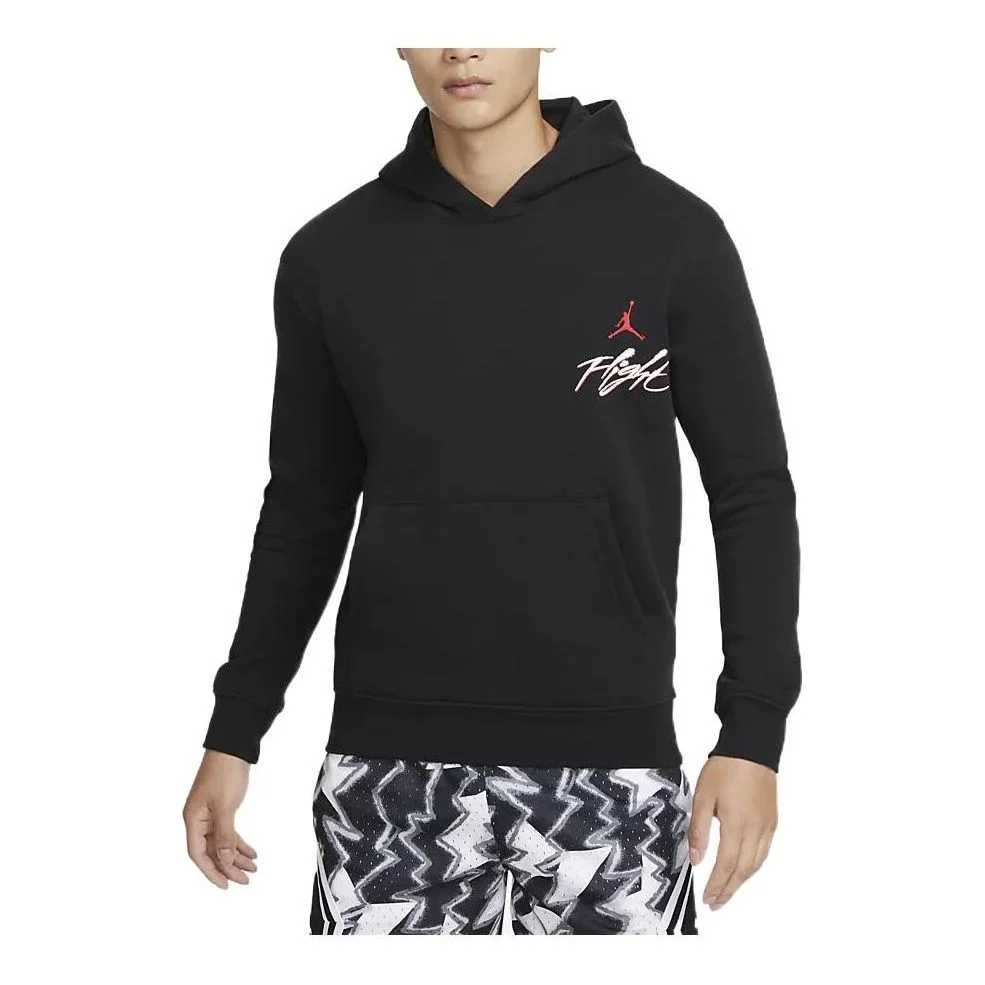 Air Jordan Graphic Fleece Pullover Flight Hoodie 'Black' DQ7506-011 - 1