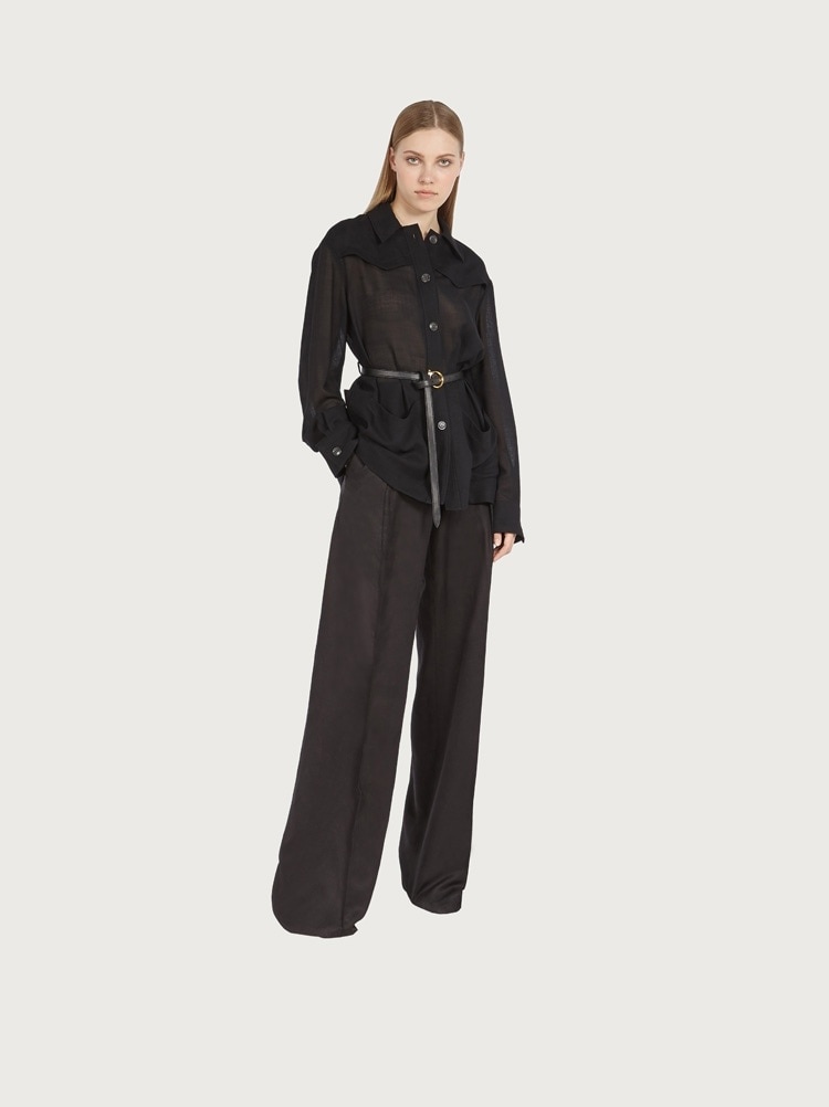 WOOL GAUZE JACKET - 5