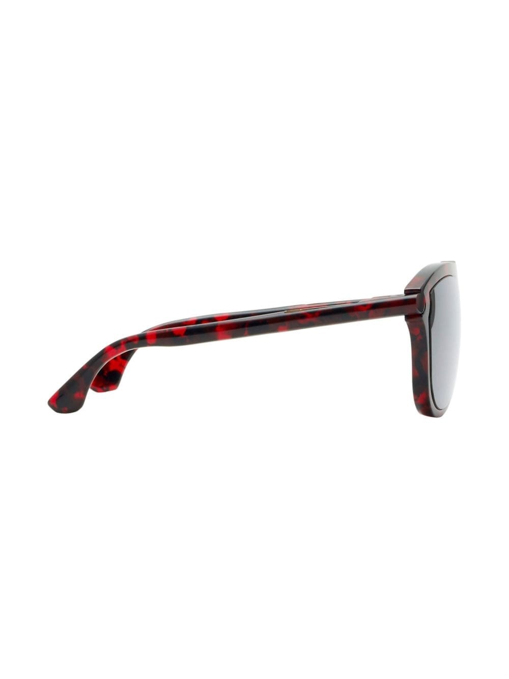pilot-frame tortoiseshell sunglasses - 2